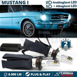Luci FULL LED H4 PER Ford Mustang Bianco Ghiaccio