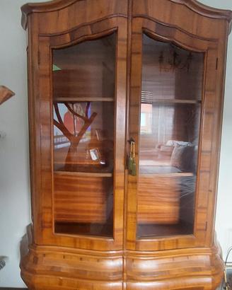Vetrinetta in legno massello anni 50