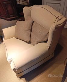 POLTRONA PIUMA ORIGINALE INGLESE