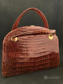 Borsa vintage in cocco drillo vintage