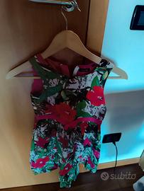 vestito bambina floreale 