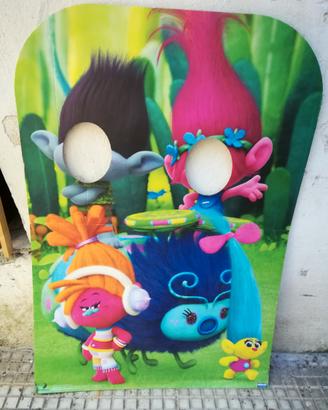 Stands cartonati x fare foto: Frozen Trolls Pirati