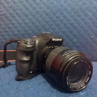 reflex sony aplha 58 e obiettivo