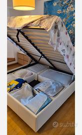 Letto contenitore ikea con materasso