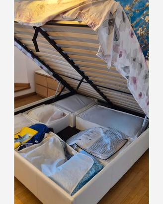 Letto contenitore ikea con materasso