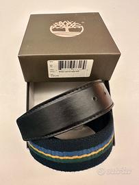 Cintura TIMBERLAND Uomo in tela e pelle - Nuova