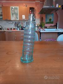 bottiglia torre di pisa artigianale