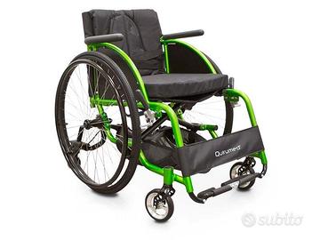 Sedia a rotelle sportiva pieghevole