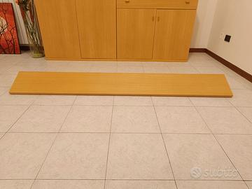 MENSOLA IN LEGNO CHIARO 2mt x 26cm