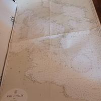 Carta nautica MARI D'ITALIA  n.330 vintage 