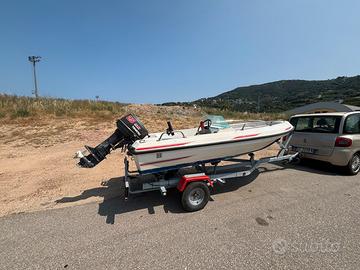 Barca mt 4,20 con carrello Euro 3.000