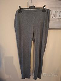Pantaloni Tuta Grigio Melange Comodi Taglia M