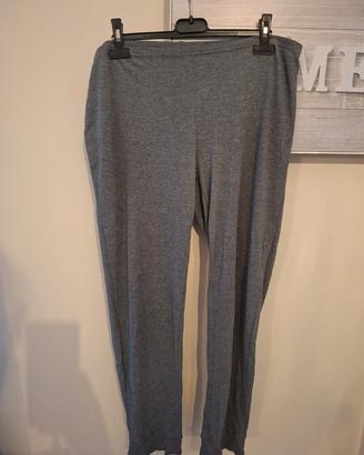 Pantaloni Tuta Grigio Melange Comodi Taglia M
