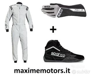 KIT ABBIGLIAMENTO KARTING SPARCO nuovo