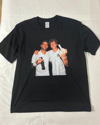 T-shirt nera uomo con Vintage| Streetwear Y2K