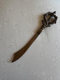 Raro Tagliacarte in Bronzo - Epoca 1920/40 - drago