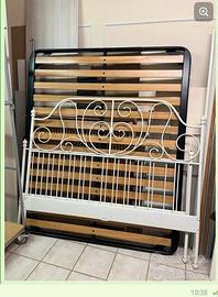 LETTO IKEA LEIRVIK 160X200 RETE INCLUSA