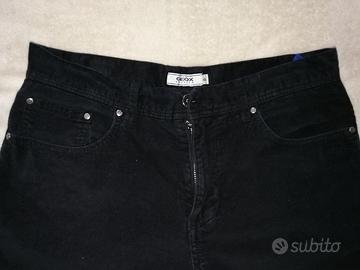 Pantaloni uomo Geox velluto nero
