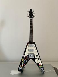 Modellino chitarra Gibson Flying V Hendrix