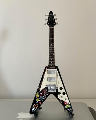 Modellino chitarra Gibson Flying V Hendrix