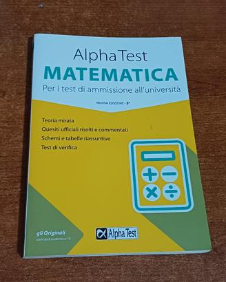 libro Alpha Test matematica 