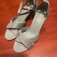 Sandali color acquamarina tg.38