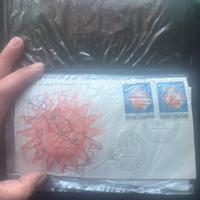 Lotto 8 buste primo giorno e 9 cartoline viaggiate