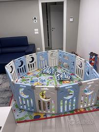 Box per bambini modulare e pieghevole