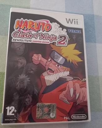 gioco nintendo wii naruto clash of Ninja 2 ITALIAN