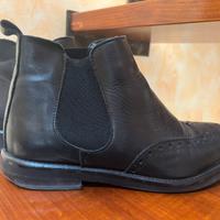 Stivaletto nero in pelle Il Laccio