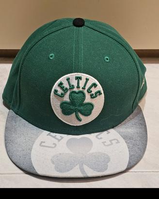 NEW ERA cappello nba Celtics verde con logo   