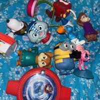 Lotto personaggi cartoon & sorpresine