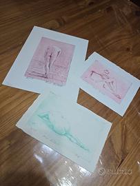 3 Litografie Mico Critelli