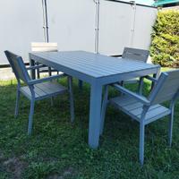 tavolo e sedie giardino da esterno