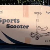 monopattino Sport scooter Nero/arancione