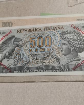500 lire Aretusa Campione Specimen  1966