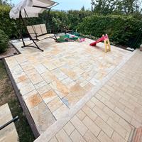 Pavimentazione/rivestimento pietra anticata