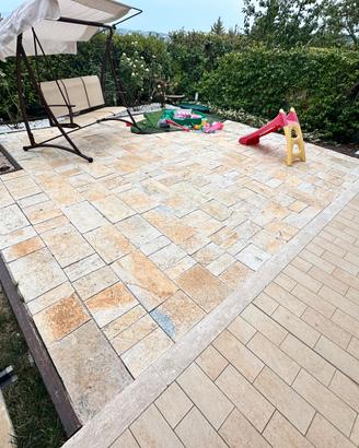 Pavimentazione/rivestimento pietra anticata