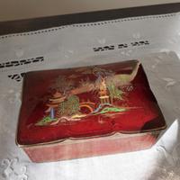 Crown Davon numerato deco bordeaux e oro
