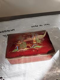 Crown Davon numerato deco bordeaux e oro