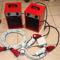 2 termoventilatori elettrici da 5KW