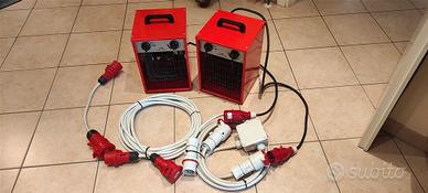 2 termoventilatori elettrici da 5KW