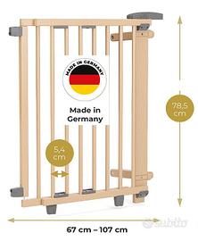 Cancello di sicurezza legno per bambini/anziani