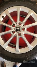 4 Cerchi EM Mercedes 17 +Gomme Michelin 205/55 R17