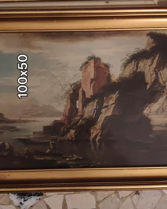 Lotto 4 Quadri Vintage - Riproduzioni d'Arte