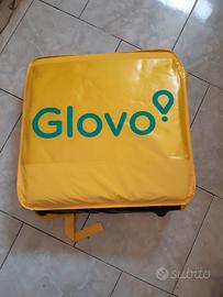 Zaino Glovo + Gilet Glovo + Porta Telefono (Nuovi)