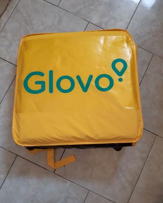 Zaino Glovo + Gilet Glovo + Porta Telefono (Nuovi)