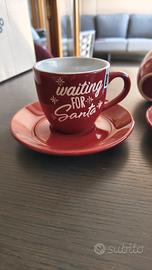 tazze cappuccino rosse natalizie