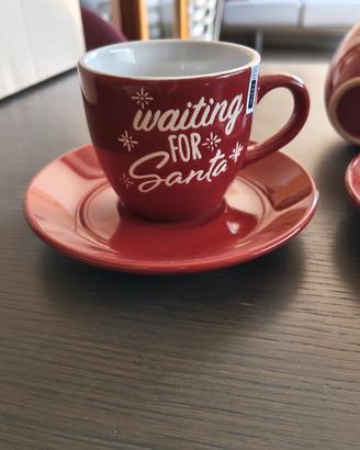 tazze cappuccino rosse natalizie