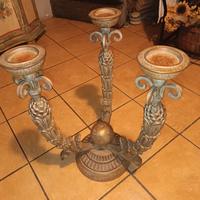 Candeliere a tre braccia pezzo unico Lam Lee